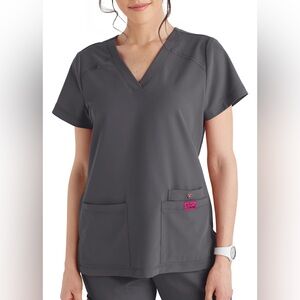 Freesia V-Neck Scrub Top